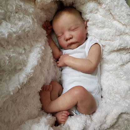 18 inch lifelike Grant In Close Eyes Reborn Dolls Boy