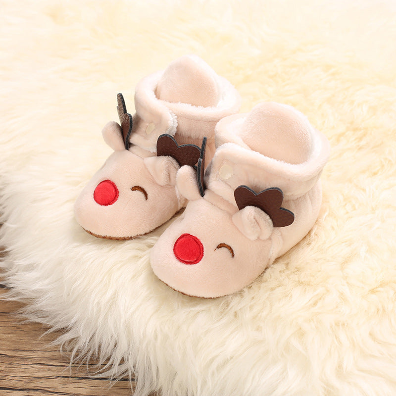 Elk Plush Shoes for 20-24 inch Reborn Dolls