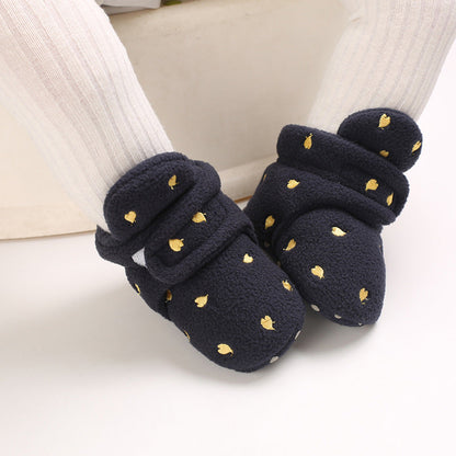 Cute plush soft sole shoes for 20-24 inch Reborn Dolls