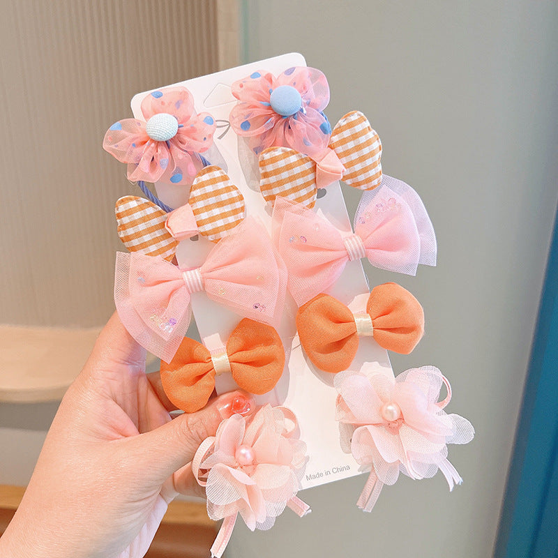 Cute cartoon BB hairpin for kids 10 piece set