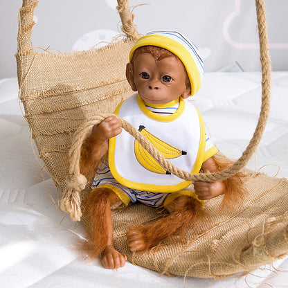 19 Inch Cute Mike Open Eyes Monkey Reborn Dolls