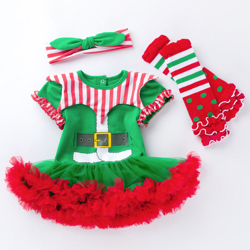 3 Piece Christmas Outfit for 21-23 Inch Reborn Dolls