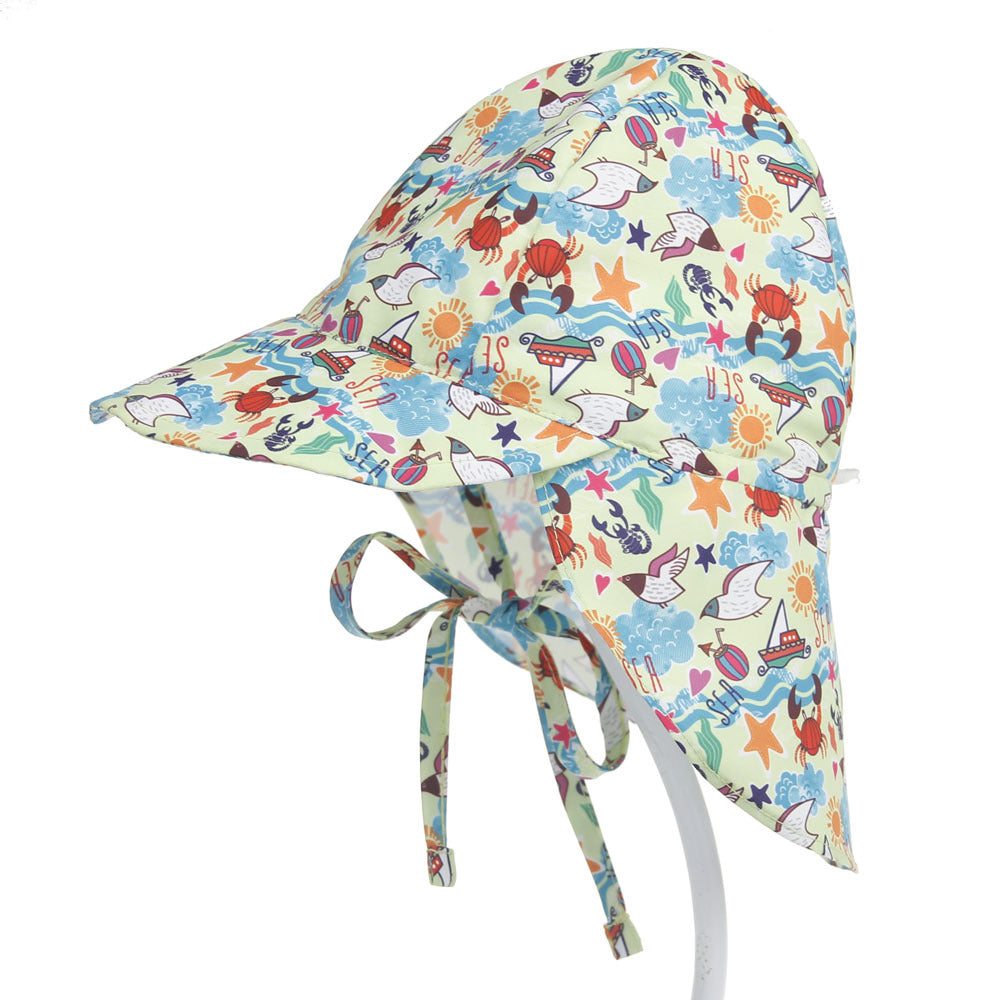 Cappello da sole per bambini in rete traspirante