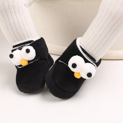 Cute plush soft sole shoes for 20-24 inch Reborn Dolls