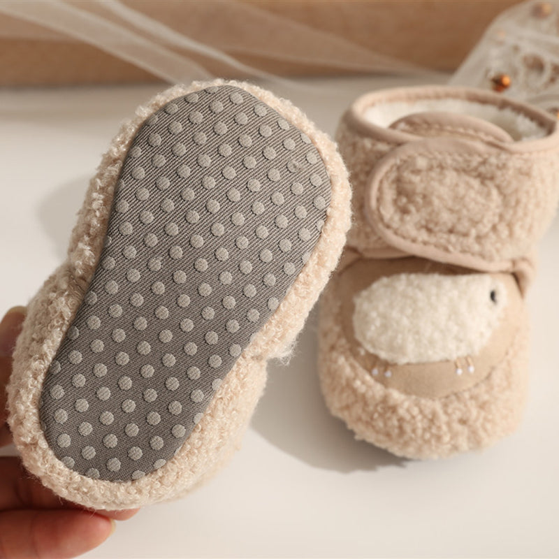 Soft Plush Sole Shoes for 20-24 inch Reborn Dolls