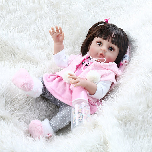 19 inch Cute Open Eyes Reborn Dolls Girls