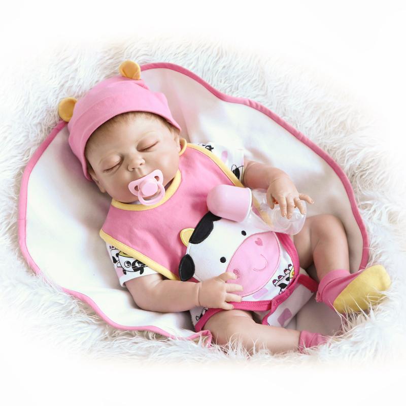 22 inch 55cm Full Silicone Reborn Baby Dolls