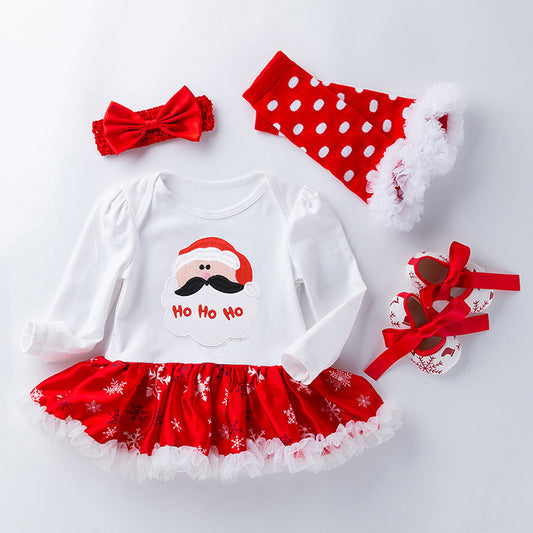 4 Piece Christmas Outfit for 21-23 Inch Reborn Dolls