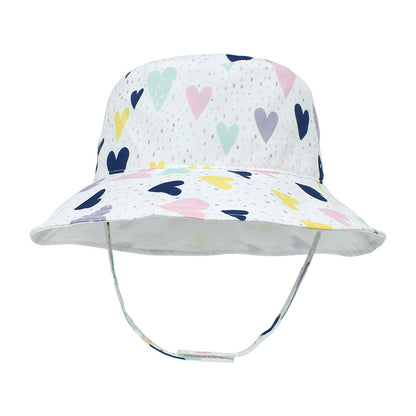 Outdoor Cartoon Print Kids Bucket Hat