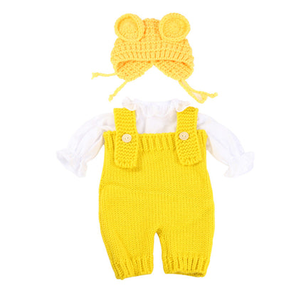 3 Piece Knitted Reborn Doll Clothes for 22-24 inch Reborn Dolls