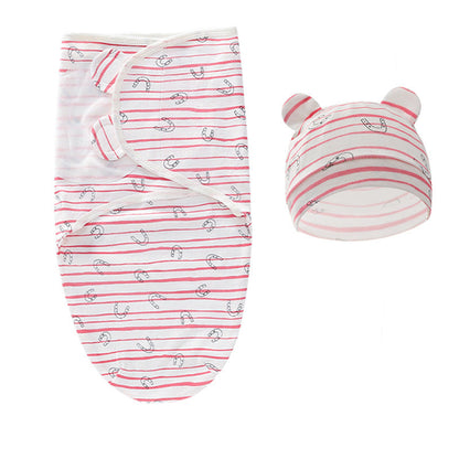 Striped baby changing sleeping bag set of 2 pieces