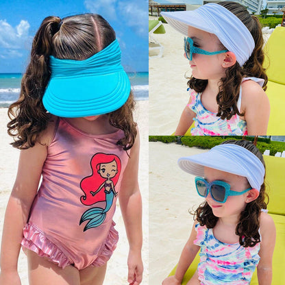 Breathable summer sun protection with hood for children