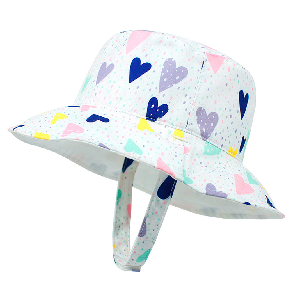 Multicolor Double Sided Sun Protection Kids Bucket Hat