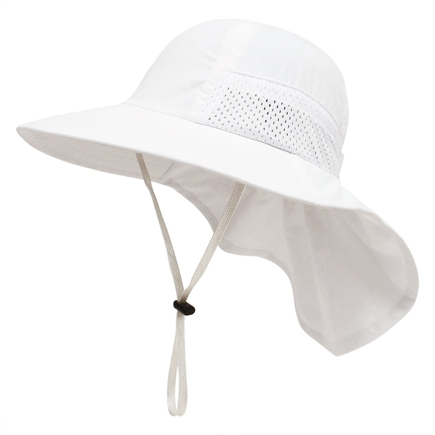 Cappello a secchiello per bambini con protezione solare in mesh leggero e traspirante