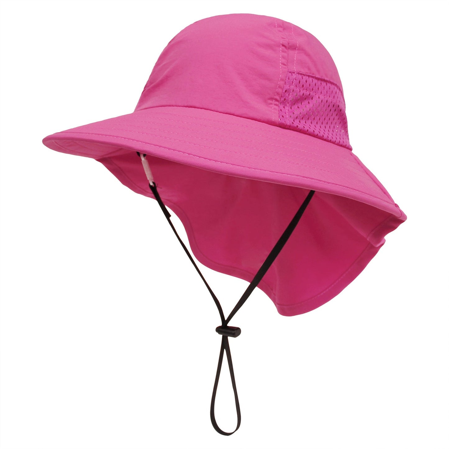 Lightweight and breathable mesh sun protection bucket hat for kids