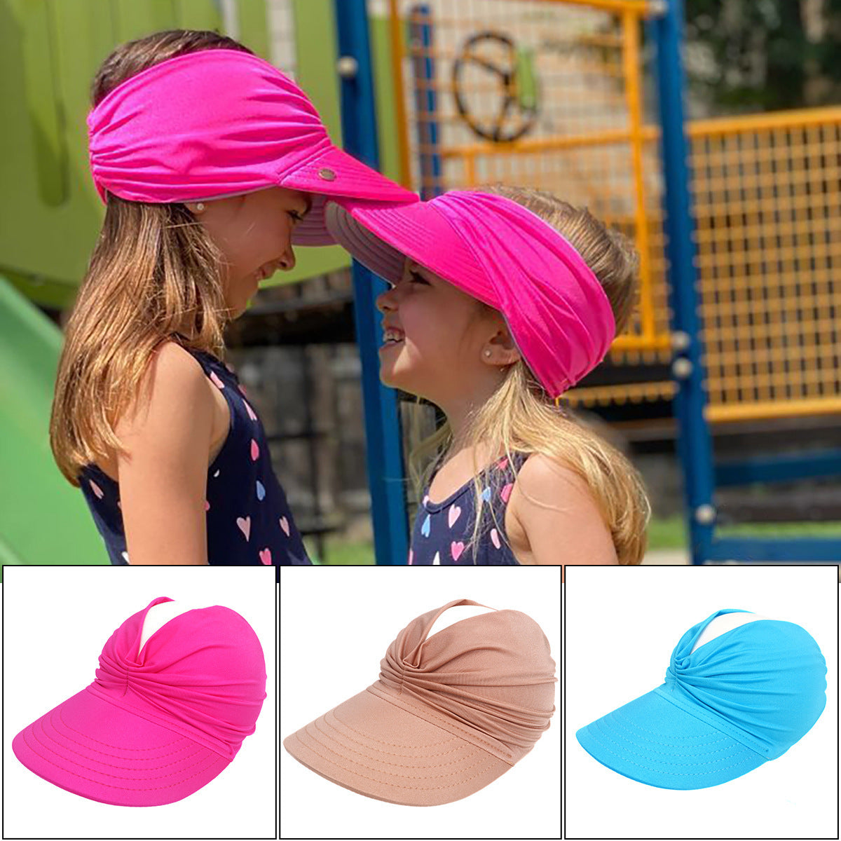 Breathable summer sun protection with hood for children