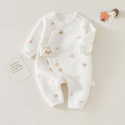 Warm long sleeve rabbit romper for 20-27 inch reborn dolls