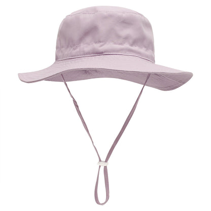 New children's bucket hat with breathable sun protection