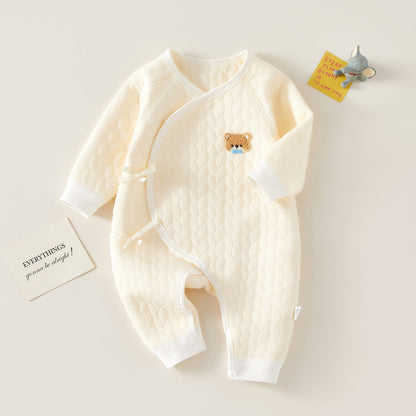 Bear Head Long Sleeve Warm Romper for 20-27 inch Reborn Dolls