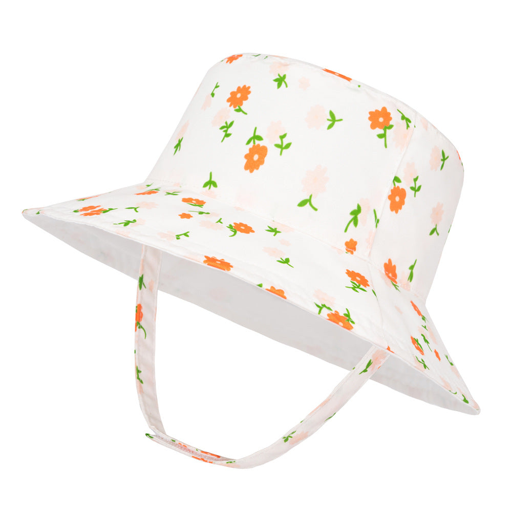 Multicolor Double Sided Sun Protection Kids Bucket Hat