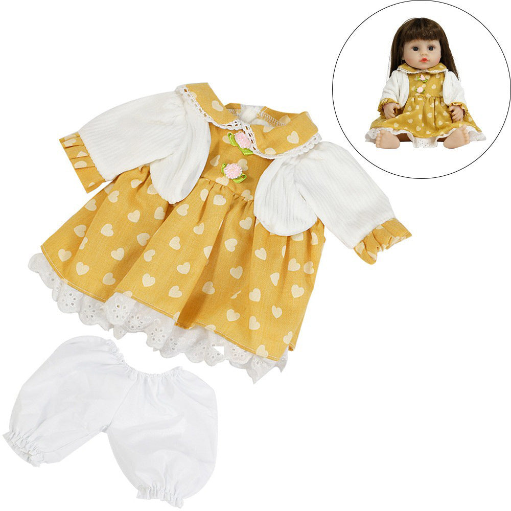 Clothes set for 17-19 inch reborn dolls