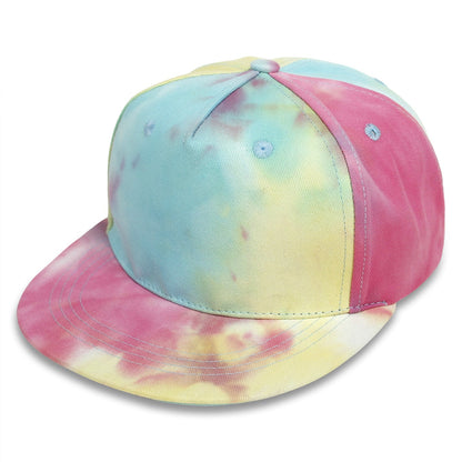 Solid Color Tie Dye Hip Hop Kids Baseball Cap