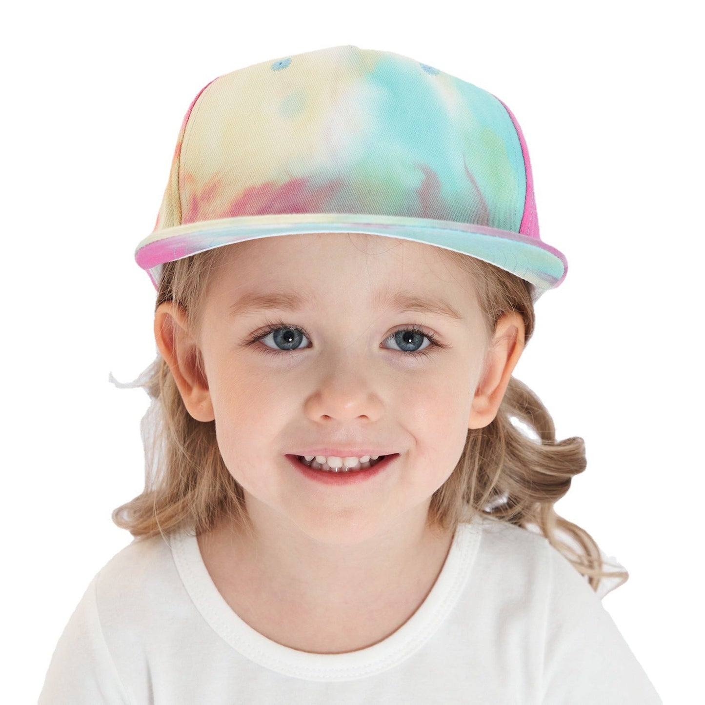 Solid Color Tie Dye Hip Hop Kids Baseball Cap