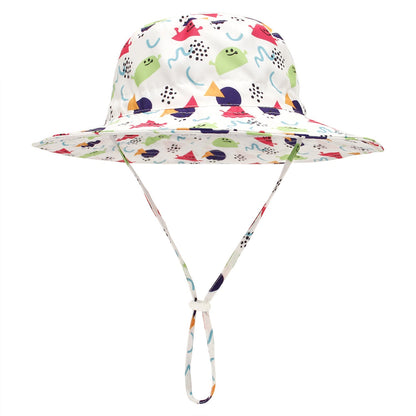 New children's bucket hat with breathable sun protection