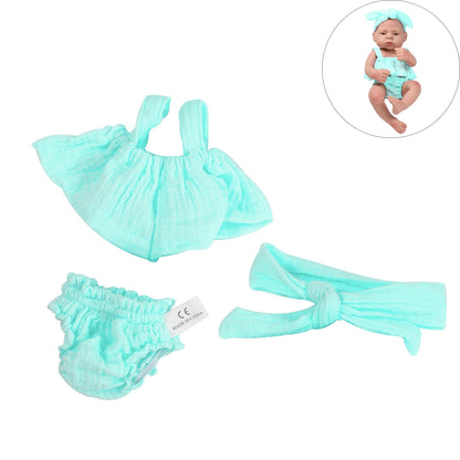 16-17 inch Reborn Dress 3 piece set