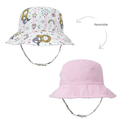 Cappello a secchiello per bambini con stampa di cartoni animati all'aperto