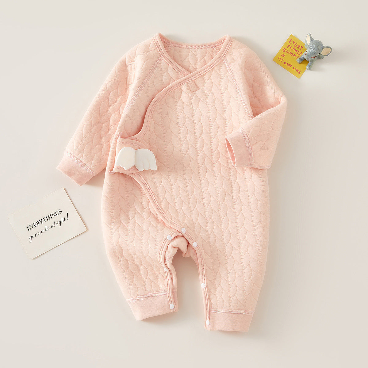 Angel Wings Long Sleeve Warm Romper for 20-27 inch Reborn Dolls