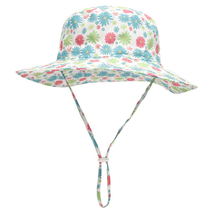 New children's bucket hat with breathable sun protection