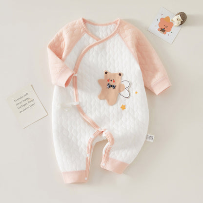 Little Bear Warm Long Sleeve Onesie for 20-27 inch Reborn Dolls