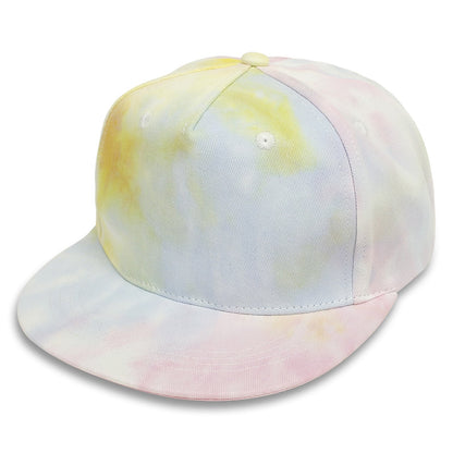 Solid Color Tie Dye Hip Hop Kids Baseball Cap