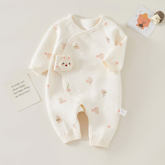 Warm long sleeve rabbit romper for 20-27 inch reborn dolls