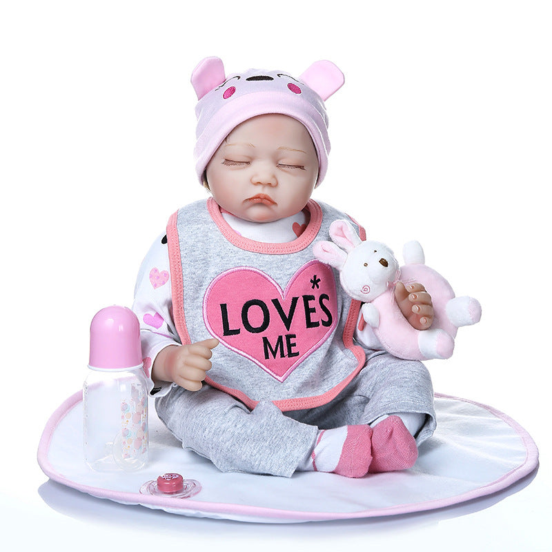 22 inches 55 cm sleeping bebe Realistic reborn baby girl doll