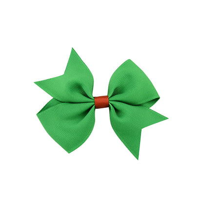 Christmas bow 4.5 cm hairpin