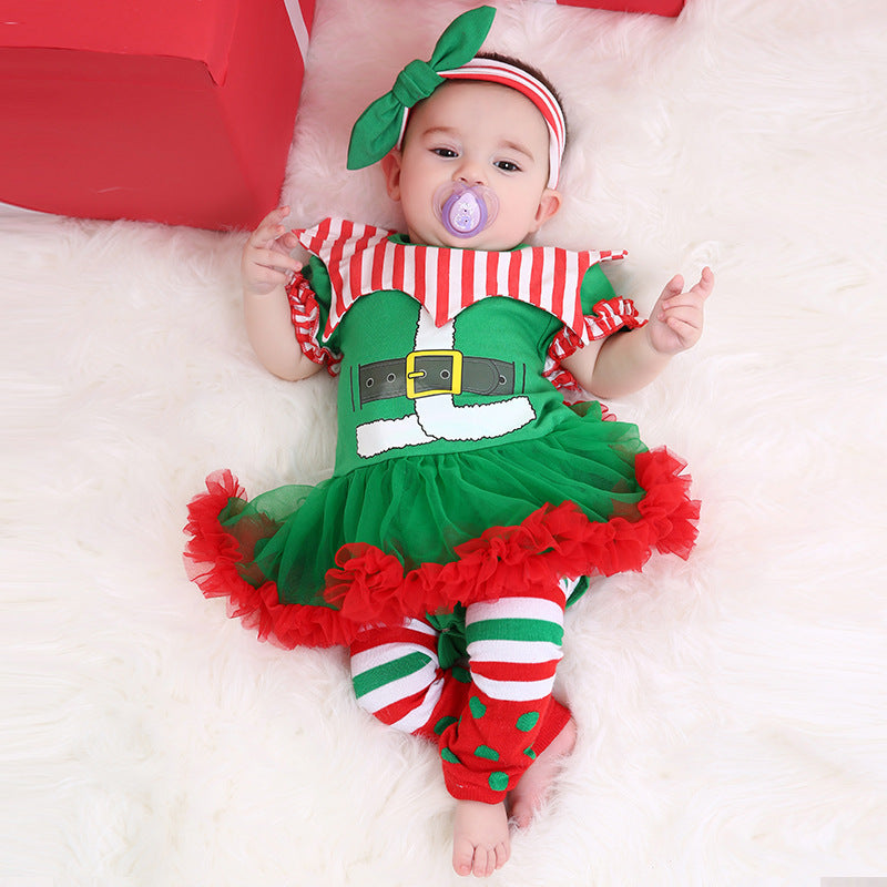 3 Piece Christmas Outfit for 21-23 Inch Reborn Dolls