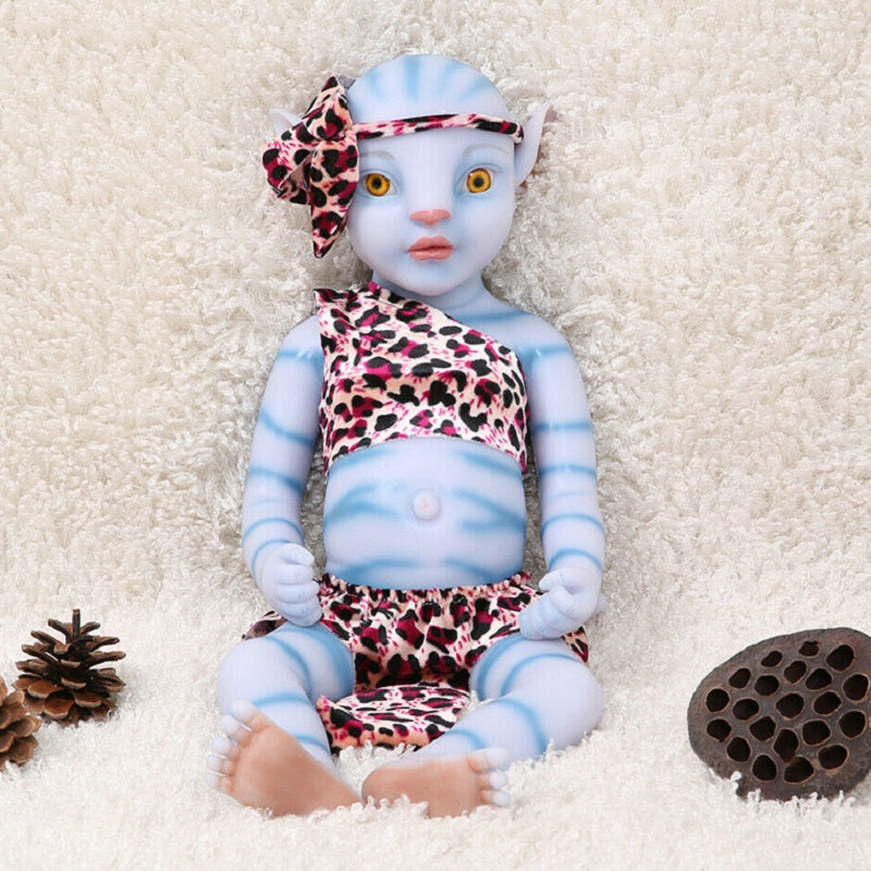 22 inch Reborn Dolls Avatar Girls Open eyes