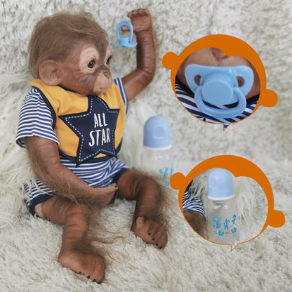 Monkey Reborn 20 inch Cloth Dolls