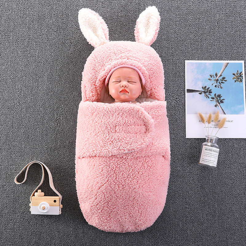 Baby Plush Sleeping Bag Big Ears for 16-24 inch Reborn Dolls