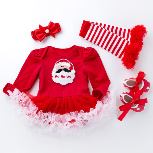 4 Piece Christmas Outfit for 21-23 Inch Reborn Dolls