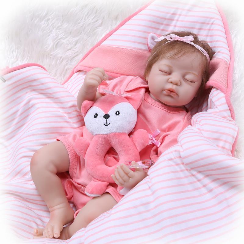 20 inch Lifelike Cloth Dolls Reborn Baby Dolls