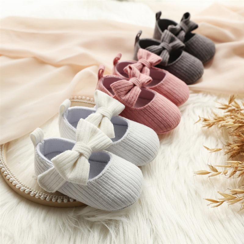 Cute Bow Knot Shoes for 20-24 inch Reborn Dolls