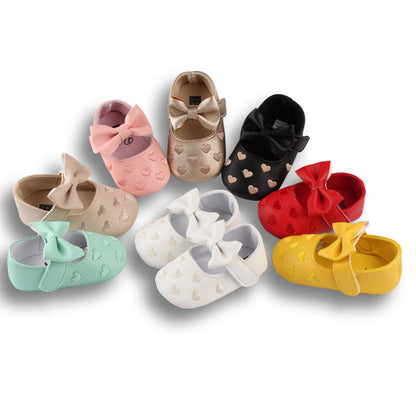 Cute heart embroidery shoes for 20-24 inch Reborn Dolls