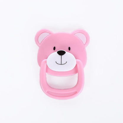 small bear magnetic pacifiers in 2 different colours