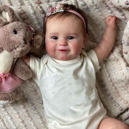 Cute Lura 20 Inch Reborn Doll with Open Eyes - Maddie