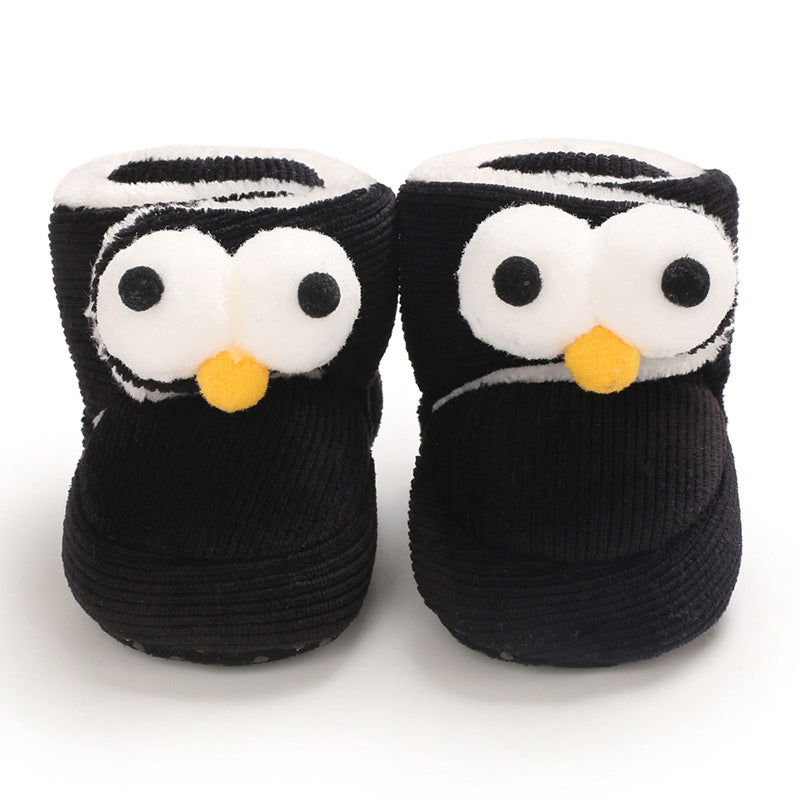 Cute plush soft sole shoes for 20-24 inch Reborn Dolls