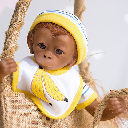 19 Inch Cute Mike Open Eyes Monkey Reborn Dolls