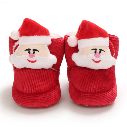 Cute plush soft sole shoes for 20-24 inch Reborn Dolls